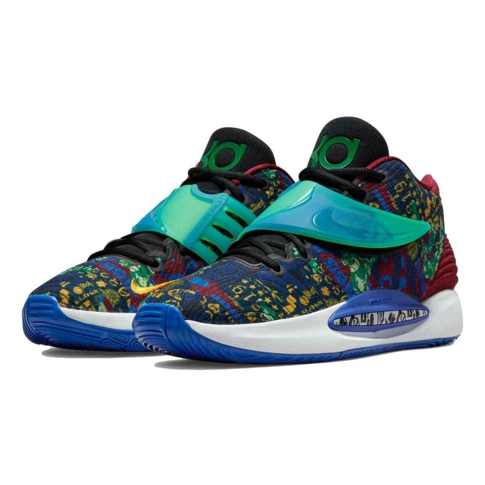 Nike KD 14 NRG Men's Running Shoes Sapphire/Melon Tint -Size 9 M